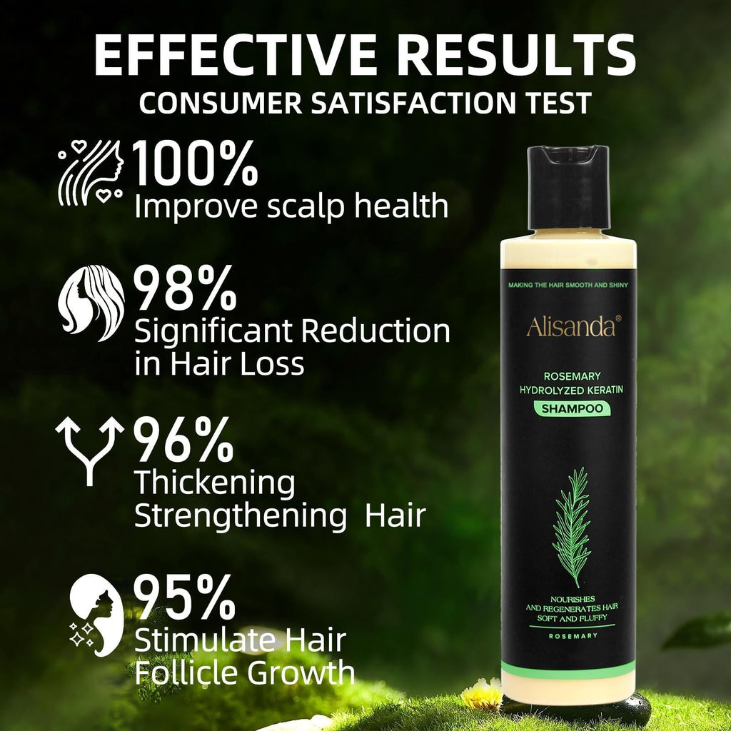 🔥LAST DAY 70% OFF - 🎅Alisanda® Organic Rosemary Hair Growth Shampoo